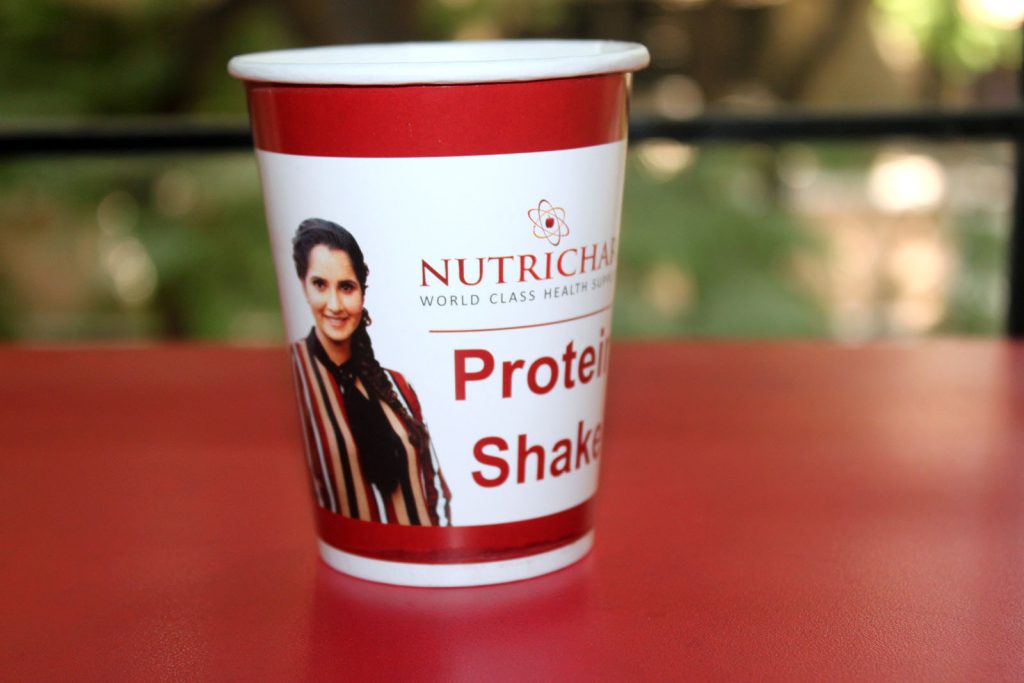 Paper Cups for Nutricharge - Energy Drink