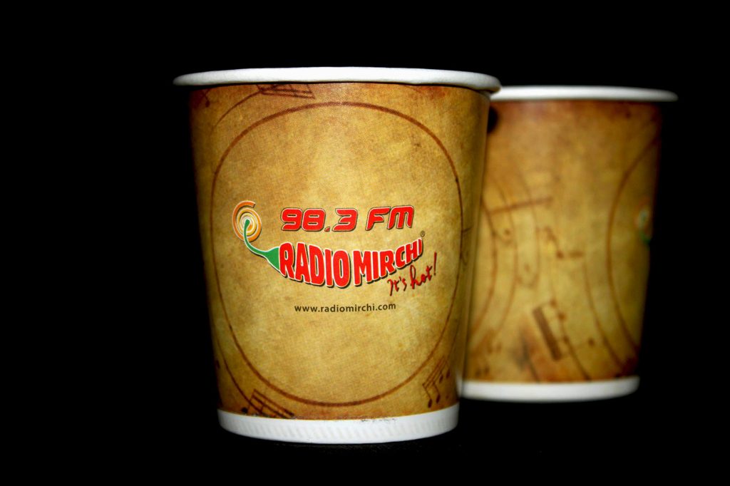 Radio Mirchi Paper Cup Manufacturer