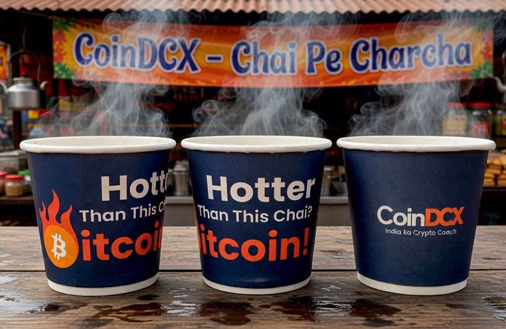 CoinDCX Bitcoin Cryptocurrency Paper Cup Manufacturer