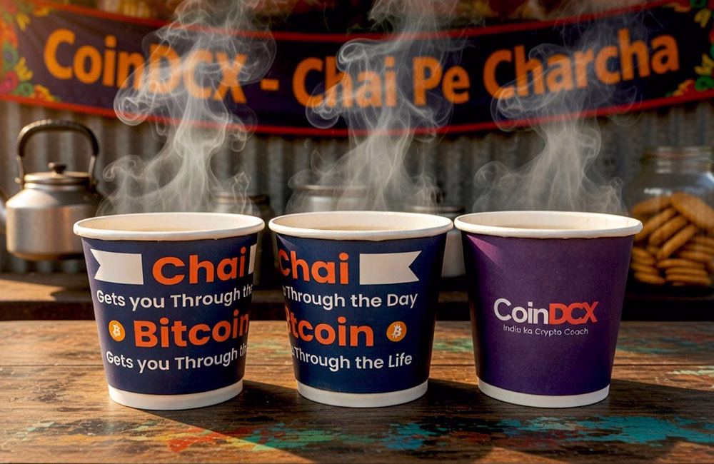 CoinDCX Bitcoin Cryptocurrency Paper Cup Manufacturer