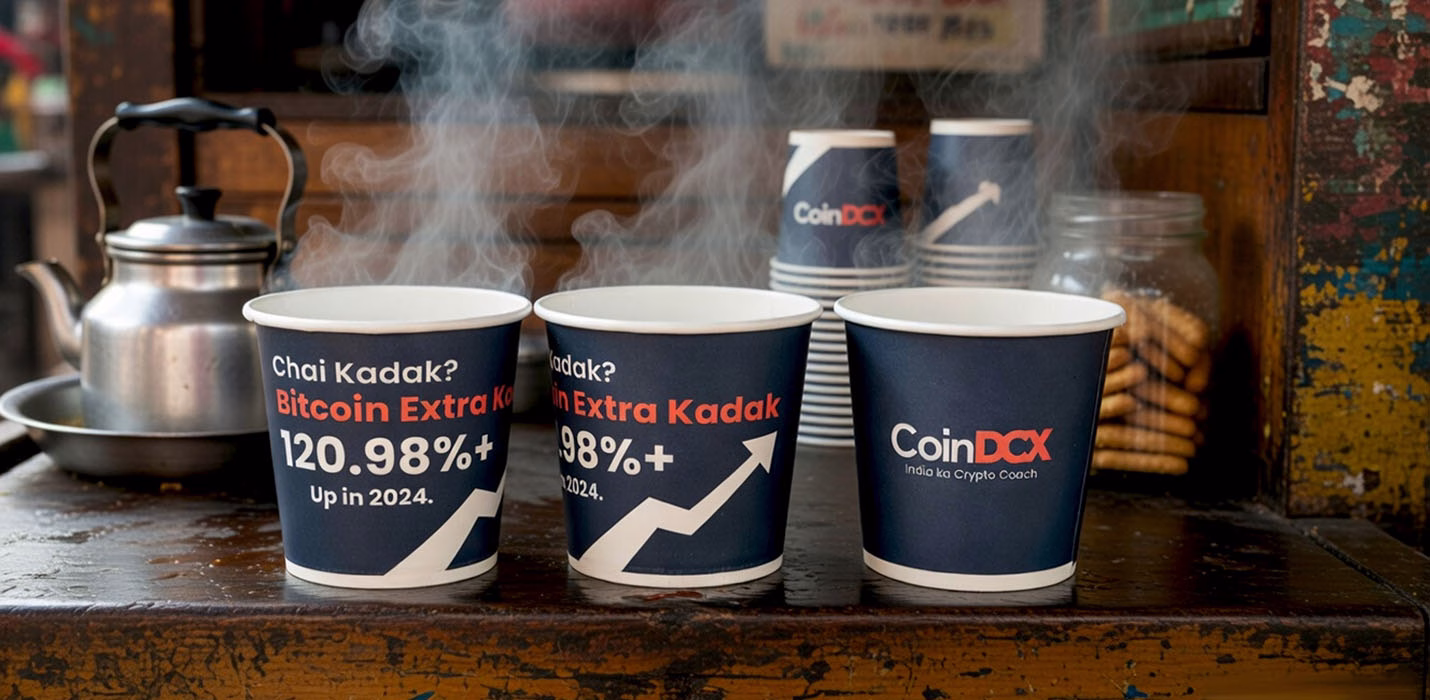 CoinDCX Cryptocurrency Bitcoin Paper Cup Manufacturer