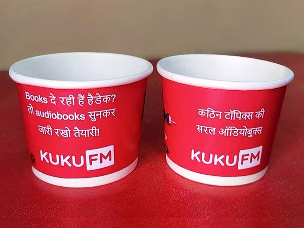 Paper cup manufacturer kuku fm promotion 3