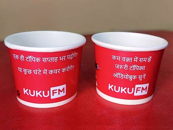 Paper cup manufacturer kuku fm promotion 4